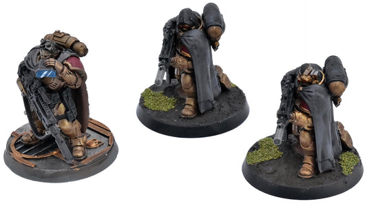 SPACE MARINES 3 Eliminators #4 WELL PAINTED Warhammer 40K 1068