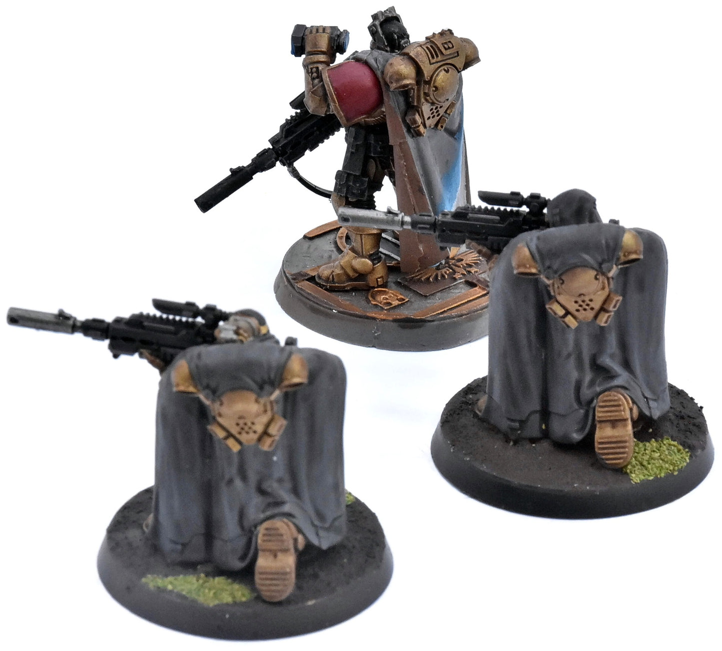 SPACE MARINES 3 Eliminators #4 WELL PAINTED Warhammer 40K 1068