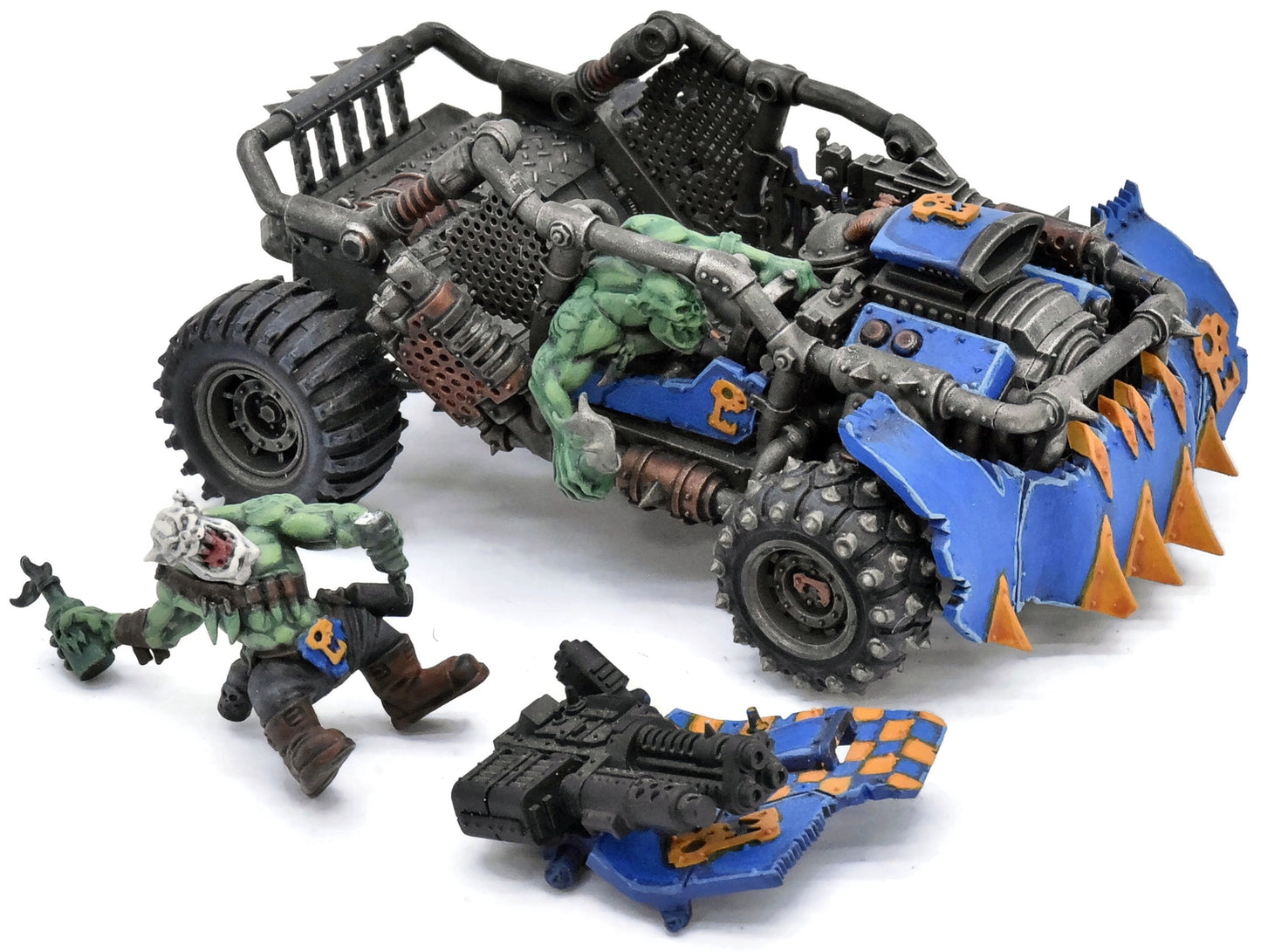 ORKS Rukkatrukk Squigbuggy #1 WELL PAINTED Warhammer 40K 6479