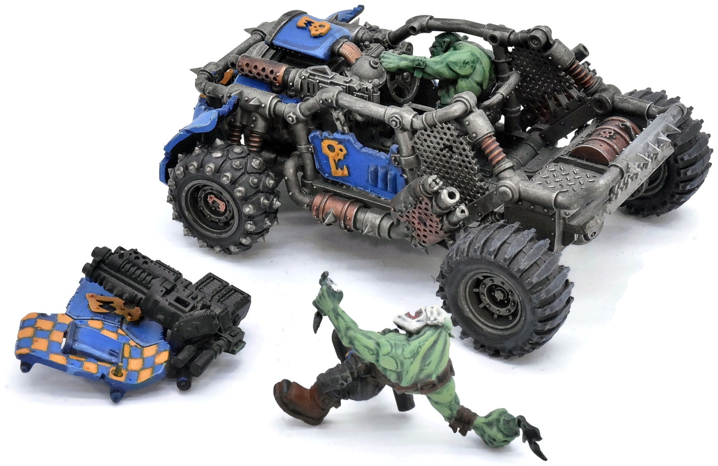 ORKS Rukkatrukk Squigbuggy #1 WELL PAINTED Warhammer 40K 6479
