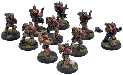 SPACE MARINES 10 Primaris Infiltrators #1 WELL PAINTED Warhammer 40K 1075
