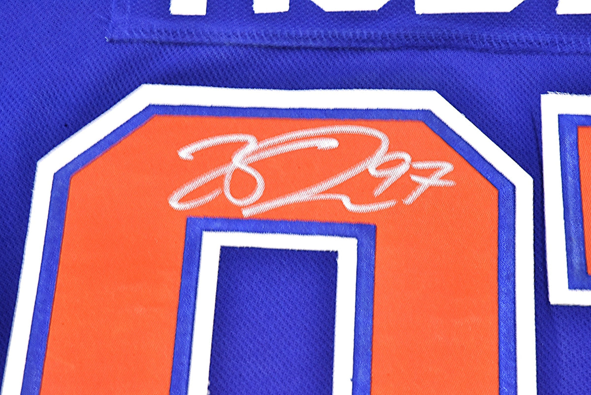 Connor McDavid Autographed 2024 Edmonton Oilers Adidas Royal Blue Jersey (USED)