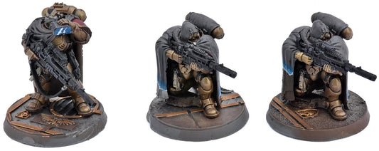 SPACE MARINES 3 Eliminators #3 WELL PAINTED Warhammer 40K 1129