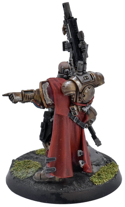 SPACE MARINES Captain in Phobos Armour #1 WELL PAINTED Warhammer 40K 1143