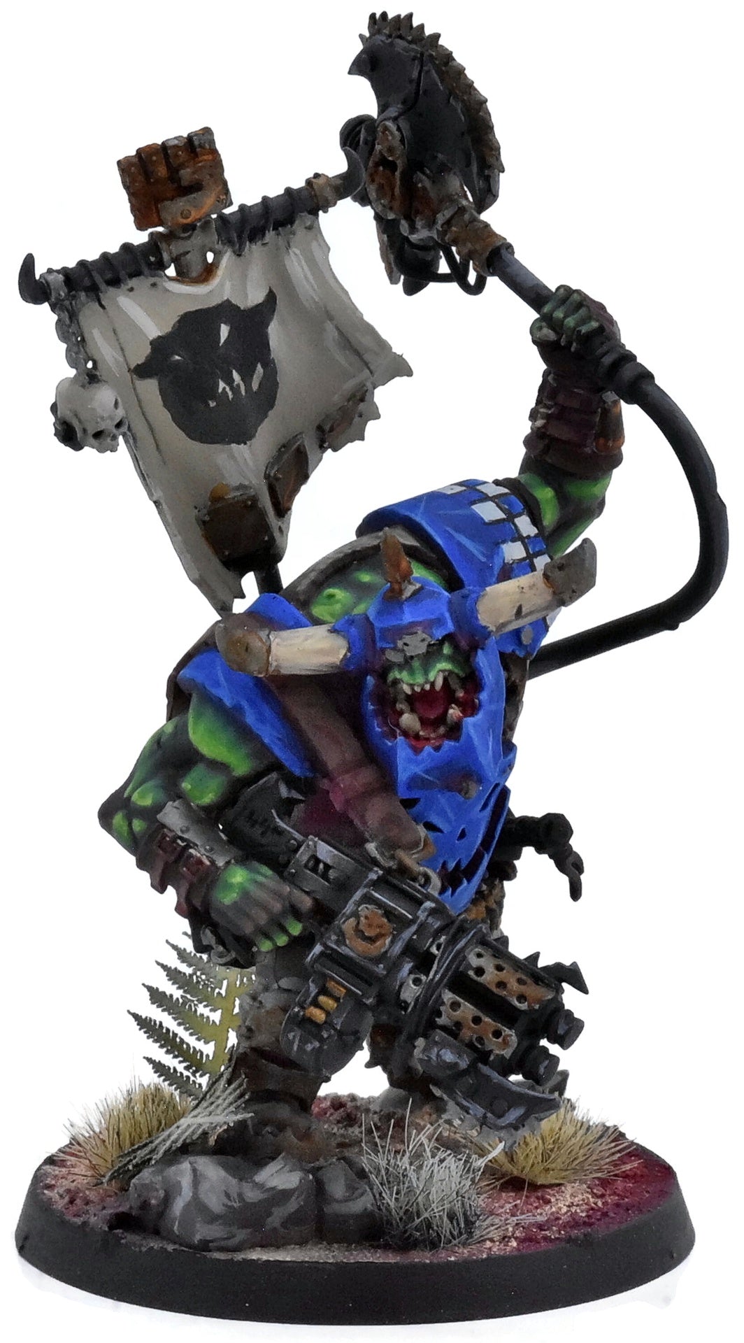 ORKS Warboss Armageddon #1 PRO PAINTED Warhammer 40K 7617