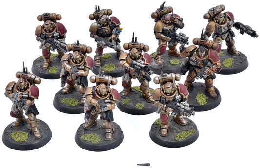 SPACE MARINES 10 Minotaur Infiltrator Squad #2 WELL PAINTED Warhammer 40K 1198