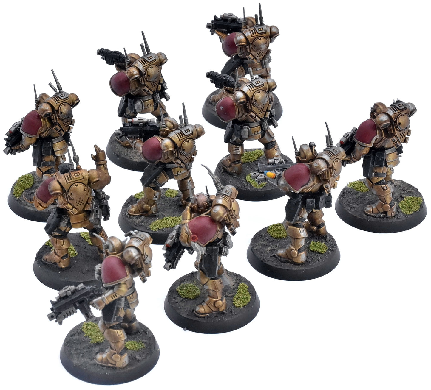 SPACE MARINES 10 Minotaur Infiltrator Squad #2 WELL PAINTED Warhammer 40K 1198