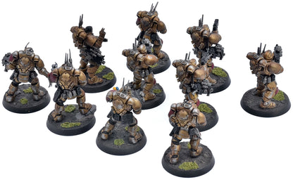 SPACE MARINES 10 Minotaur Infiltrator Squad #2 WELL PAINTED Warhammer 40K 1198