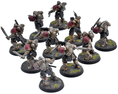 SPACE MARINES 10 Minotaur Reaver Squad #1 WELL PAINTED Warhammer 40K 1204