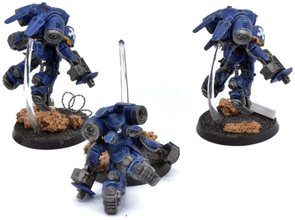SPACE MARINES 3 Inceptors #1 PRO PAINTED base unfinished Warhammer 40K 1211