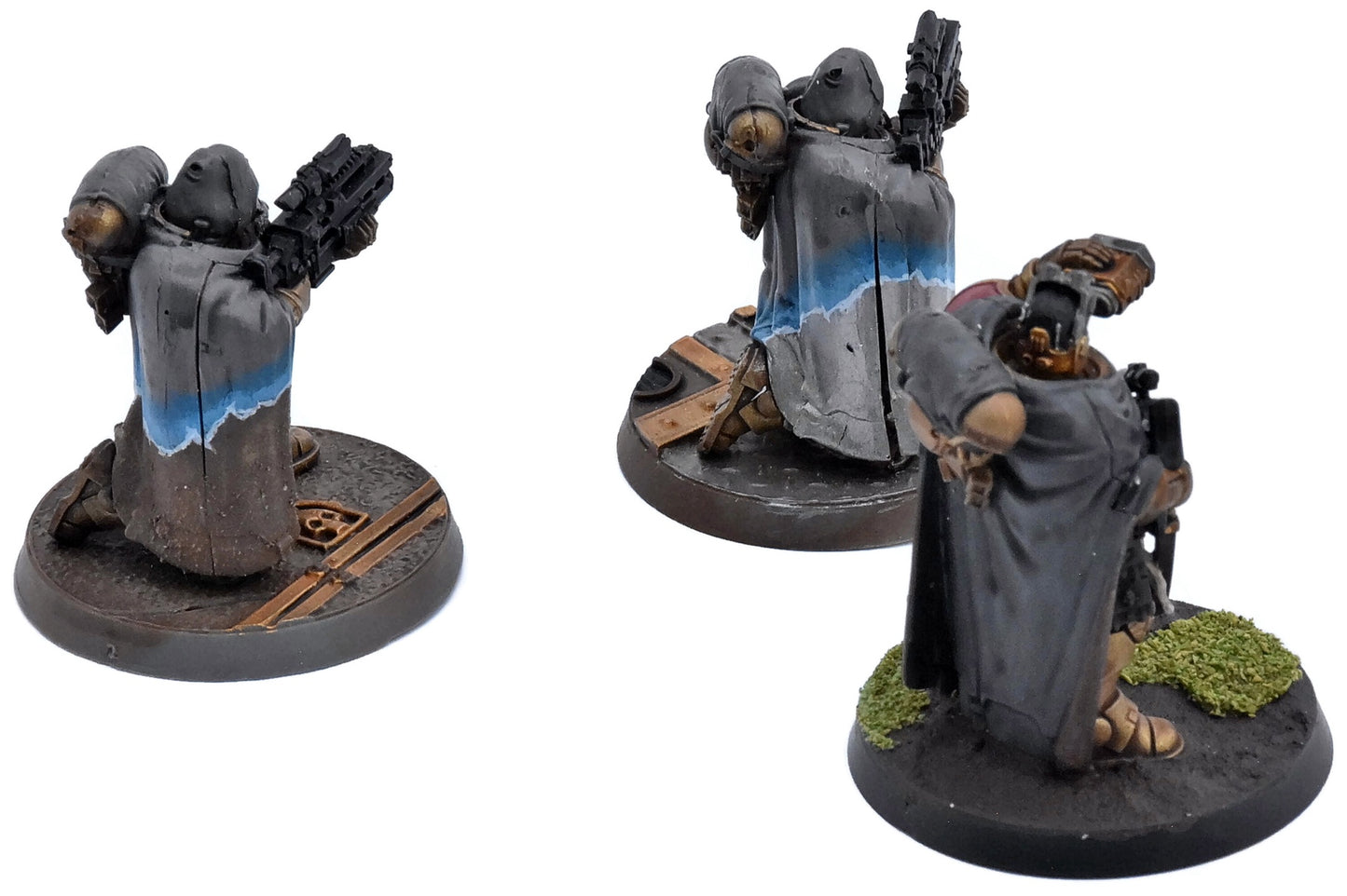 SPACE MARINES 3 Minotaur Eliminators #1 WELL PAINTED, DAMAGED Warhammer 40K 1228