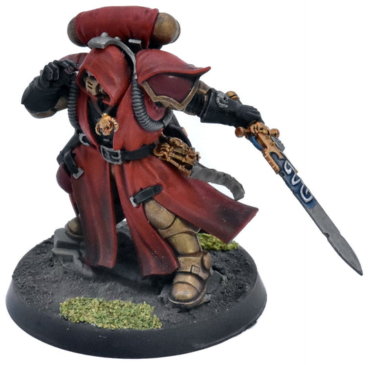 SPACE MARINES Primaris Librarian in Phobos Armour #1 WELL PAINTED 40K 1235