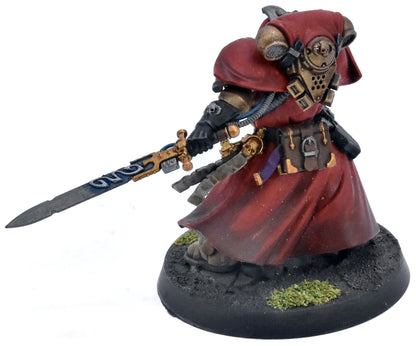 SPACE MARINES Primaris Librarian in Phobos Armour #1 WELL PAINTED 40K 1235