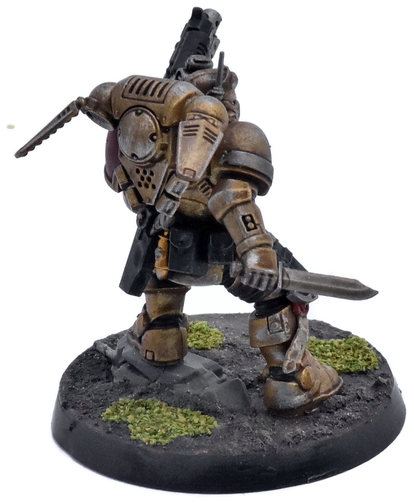 SPACE MARINES Minotaurs Lieutenant In Phobos Armour #1 1273