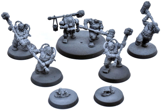 LEAGUE OF VOTANN 5 Cthonian Beserks #1 missing one head Warhammer 40K 1341