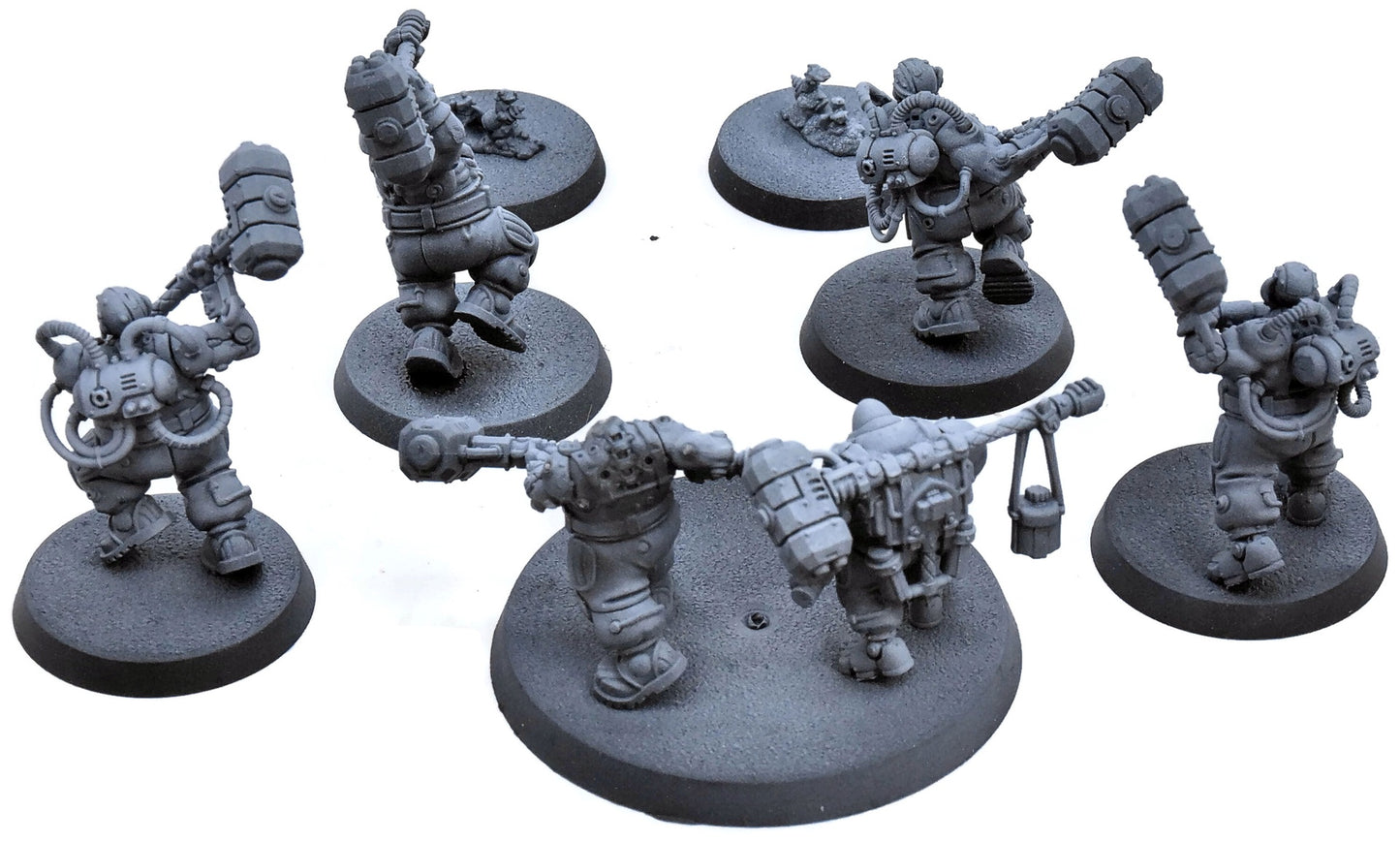 LEAGUE OF VOTANN 5 Cthonian Beserks #1 missing one head Warhammer 40K 1341