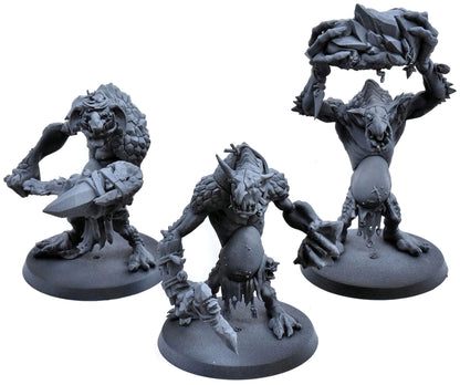 GLOOMSPITE GITZ 3 Rockgut Troggoths #1 Sigmar 1358