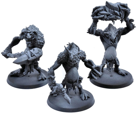 GLOOMSPITE GITZ 3 Rockgut Troggoths #1 Sigmar 1358