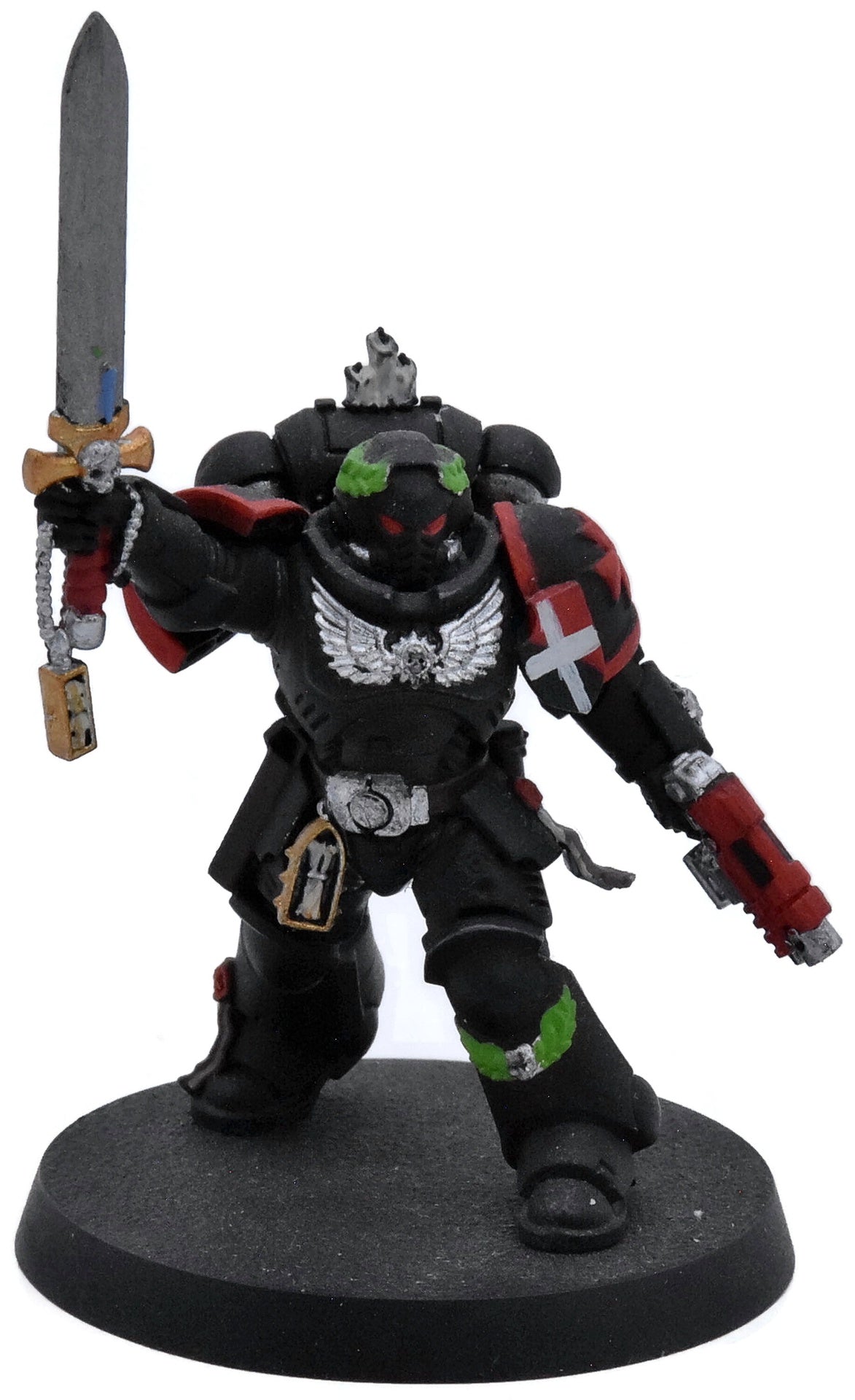 SPACE MARINES Black Templars Emperor's Champion #1 Warhammer 40K converted 7754
