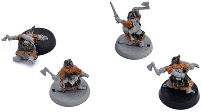 LOTR 4 Dwarf Iron Guards #1 FINECAST 1594