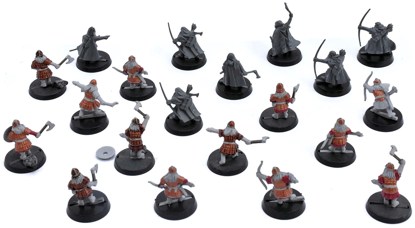 LOTR 8 Dwarf Rangers #1 INCOMPLETE 1693 missing shield