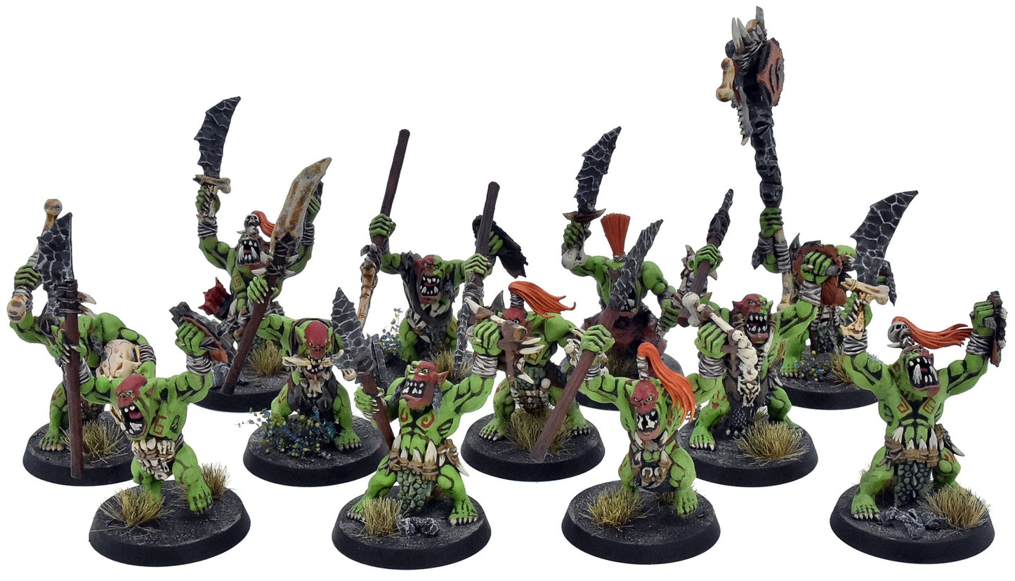 ORRUK WARCLANS 12 Savage Orruks #4 PRO PAINTED Warhammer Sigmar 6981