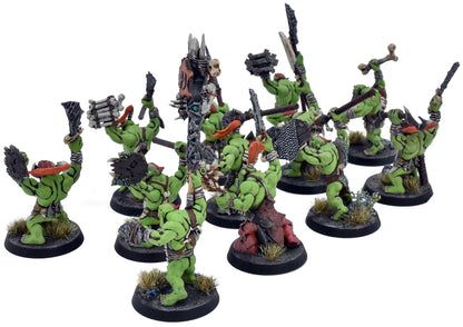 ORRUK WARCLANS 12 Savage Orruks #4 PRO PAINTED Warhammer Sigmar 6981