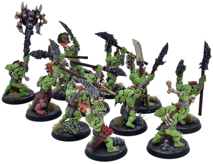 ORRUK WARCLANS 12 Savage Orruks #4 PRO PAINTED Warhammer Sigmar 6981