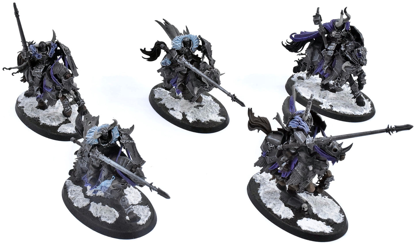 SLAVES TO DARKNESS 5 Chaos Knight #1 WELL PAINTED Sigmar 1747