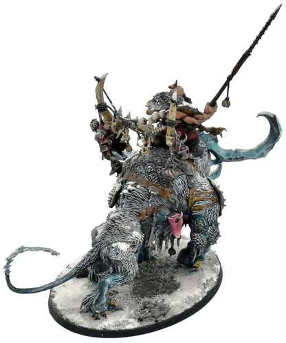 OGOR MAWTRIBES Frostlord On Stonehorn #1 PRO PAINTED Warhammer Sigmar 7001