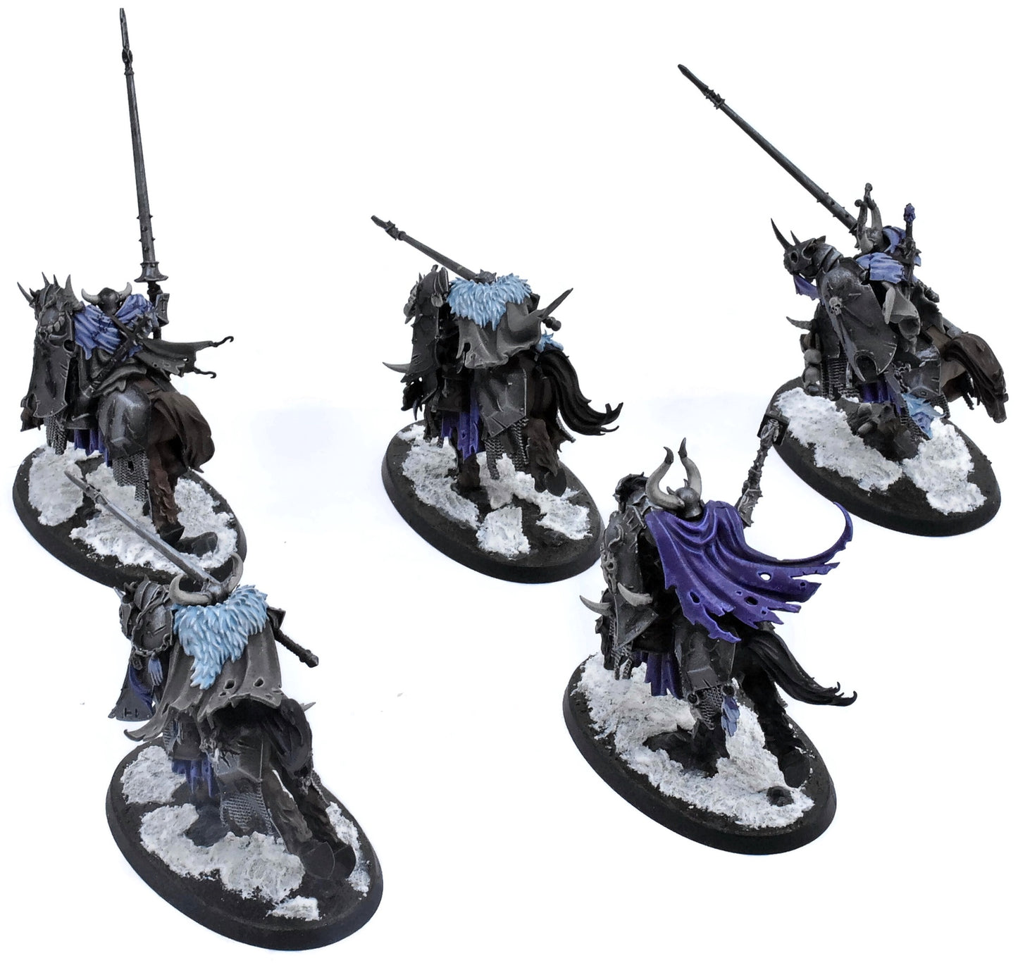 SLAVES TO DARKNESS 5 Chaos Knight #1 WELL PAINTED Sigmar 1747