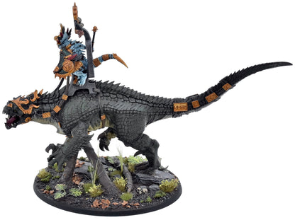 SERAPHON Saurus Oldblood On Carnosaur #3 PRO PAINTED Converted 7025