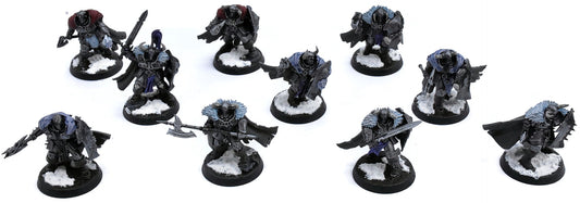 SLAVES TO DARKNESS 10 Chaos Warriors #1 WELL PAINTED Sigmar 1792