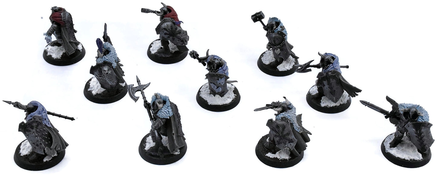 SLAVES TO DARKNESS 10 Chaos Warriors #1 WELL PAINTED Sigmar 1792