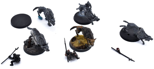 LOTR 5 Wild warg riders #1 CONVERTED 1808