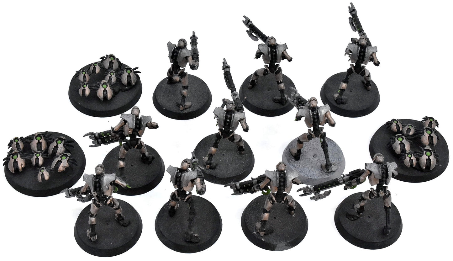 NECRONS 10 Necron Warriors +3 Scarabs #1 Warhammer 40K 8058
