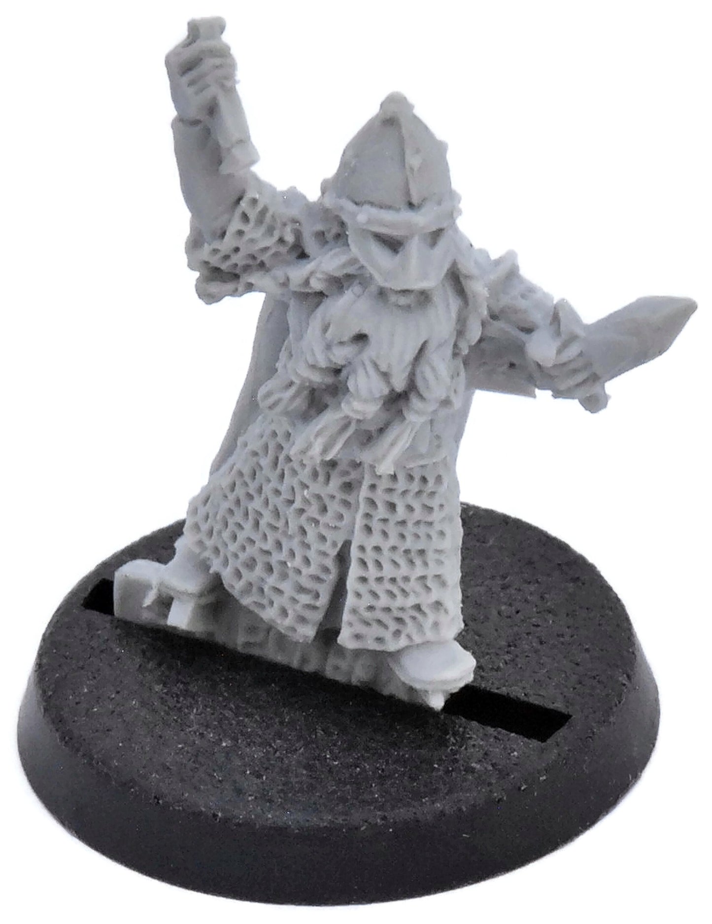 LOTR Dwarf shield bearer #1 FINECAST, INCOMPLETE Missing shield 1822