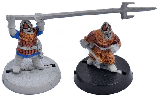 LOTR Dwarf Vault Warden Team #2 FINECAST, INCOMPLETE Missing shield 1860