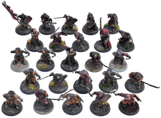 LOTR 25 Mordor Orcs #1 WELL PAINTED LOTR 1891