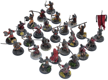 LOTR 25 Mordor Orcs #1 WELL PAINTED LOTR 1891