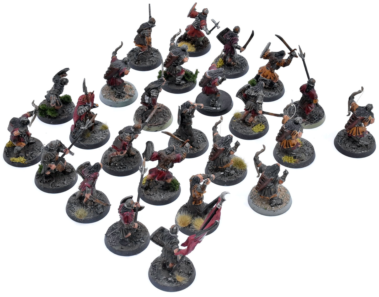 LOTR 25 Mordor Orcs #1 WELL PAINTED LOTR 1891