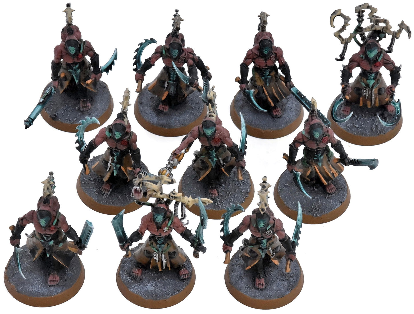 DRUKHARI 10 Wracks #1 WELL PAINTED Warhammer 40K 8195
