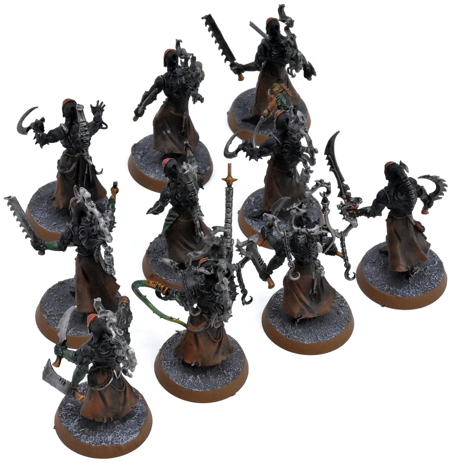 DRUKHARI 10 Wracks #2 WELL PAINTED Warhammer 40K 8201