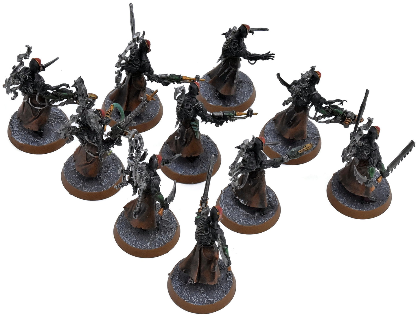 DRUKHARI 10 Wracks #2 WELL PAINTED Warhammer 40K 8201