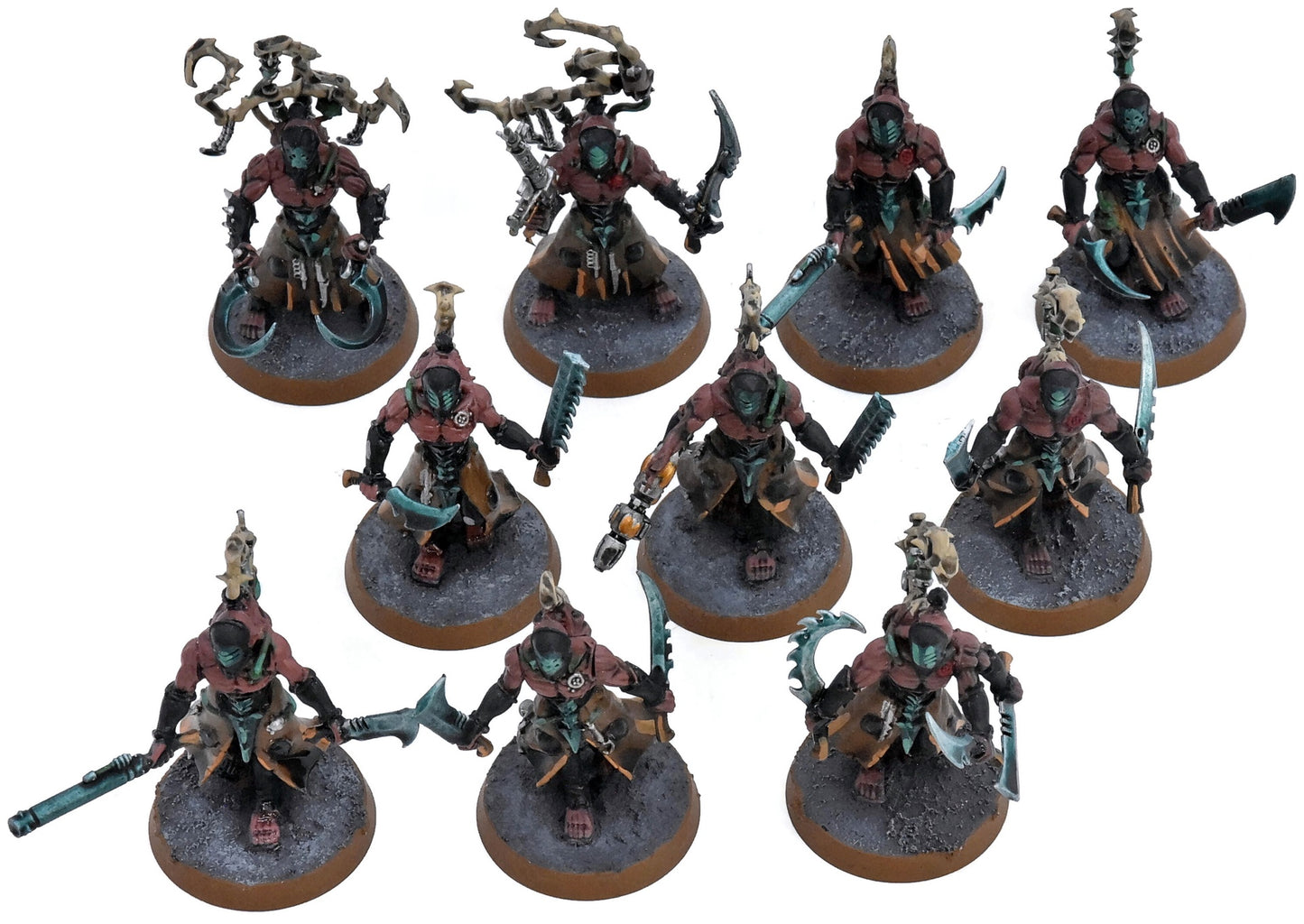 DRUKHARI 10 Wracks #5 WELL PAINTED Broken Bits Warhammer 40K 8232