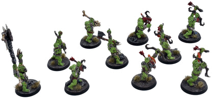 ORRUK WARCLANS 10 Savage Orruks #2 PRO PAINTED Warhammer Sigmar 7216