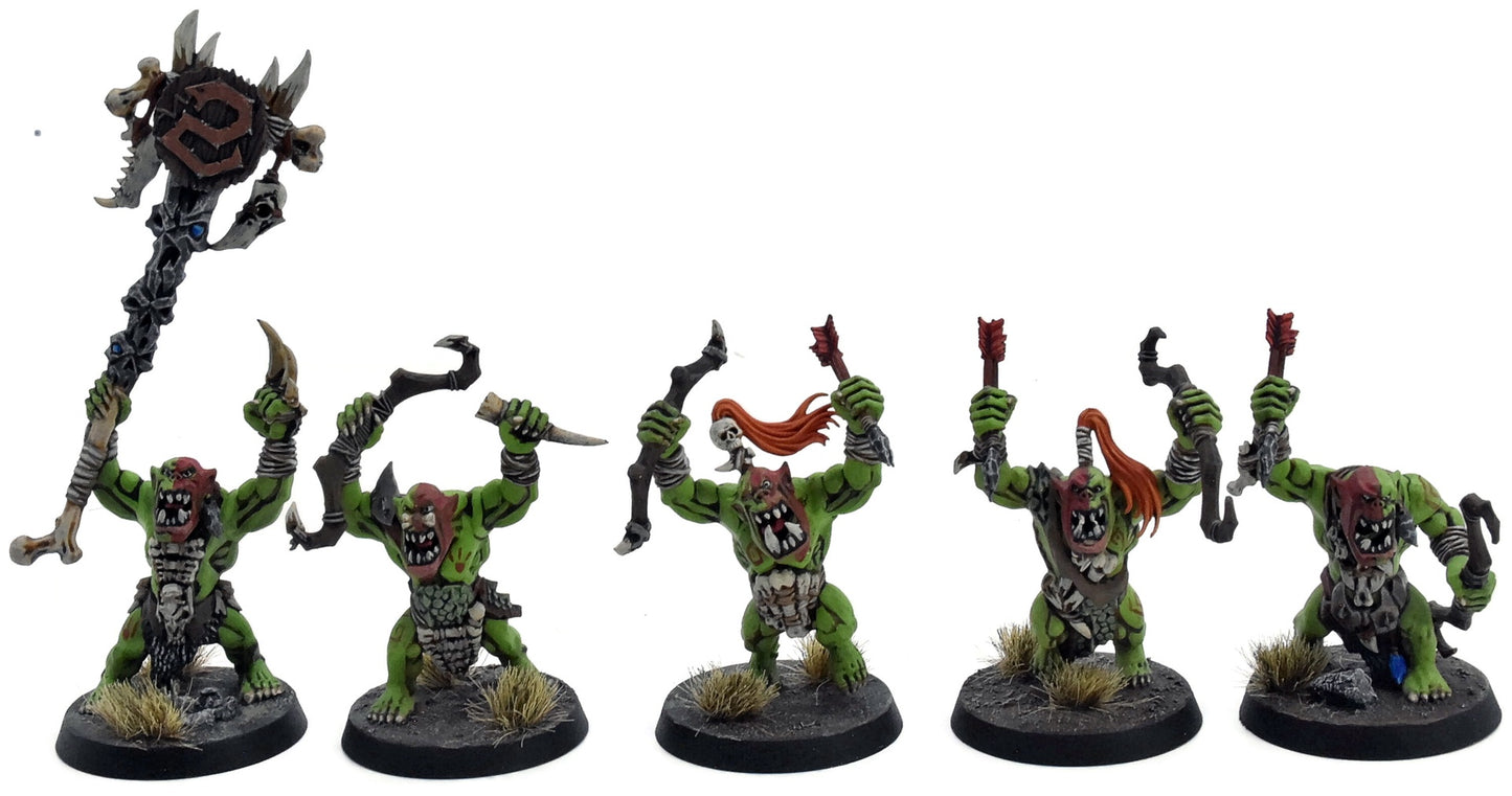ORRUK WARCLANS 10 Savage Orruks #2 PRO PAINTED Warhammer Sigmar 7216