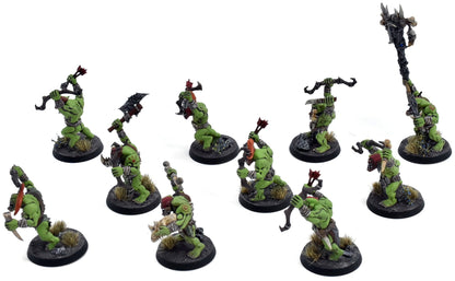 ORRUK WARCLANS 10 Savage Orruks #3 PRO PAINTED Warhammer Sigmar 7223