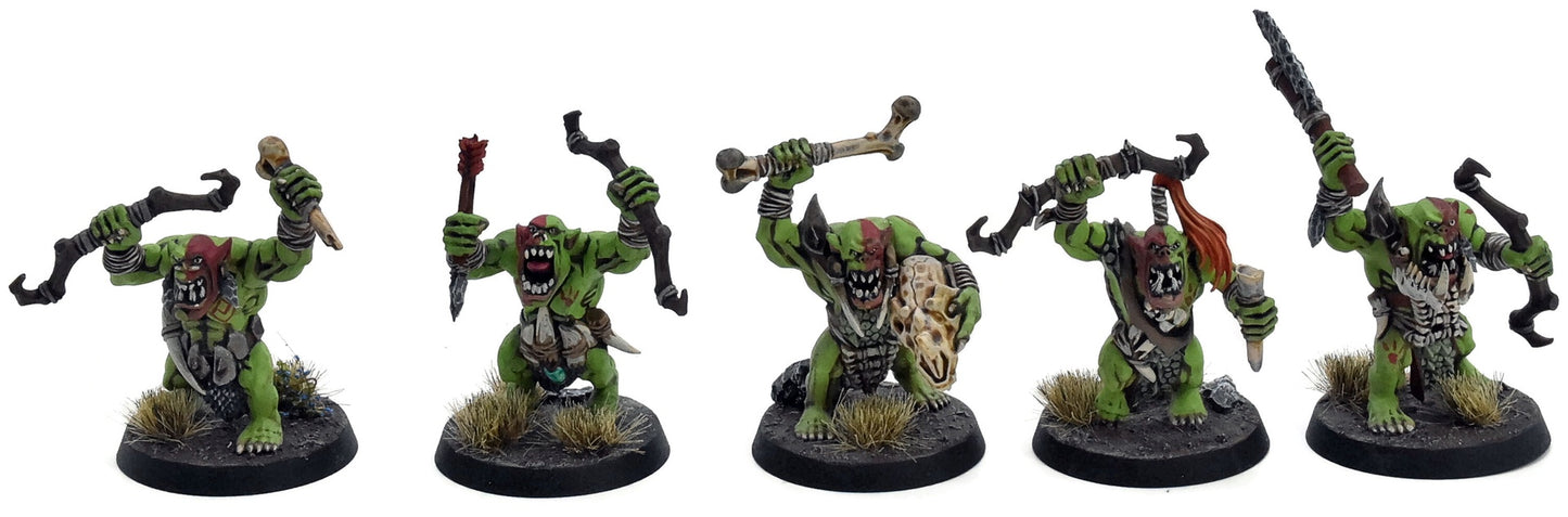 ORRUK WARCLANS 10 Savage Orruks #3 PRO PAINTED Warhammer Sigmar 7223