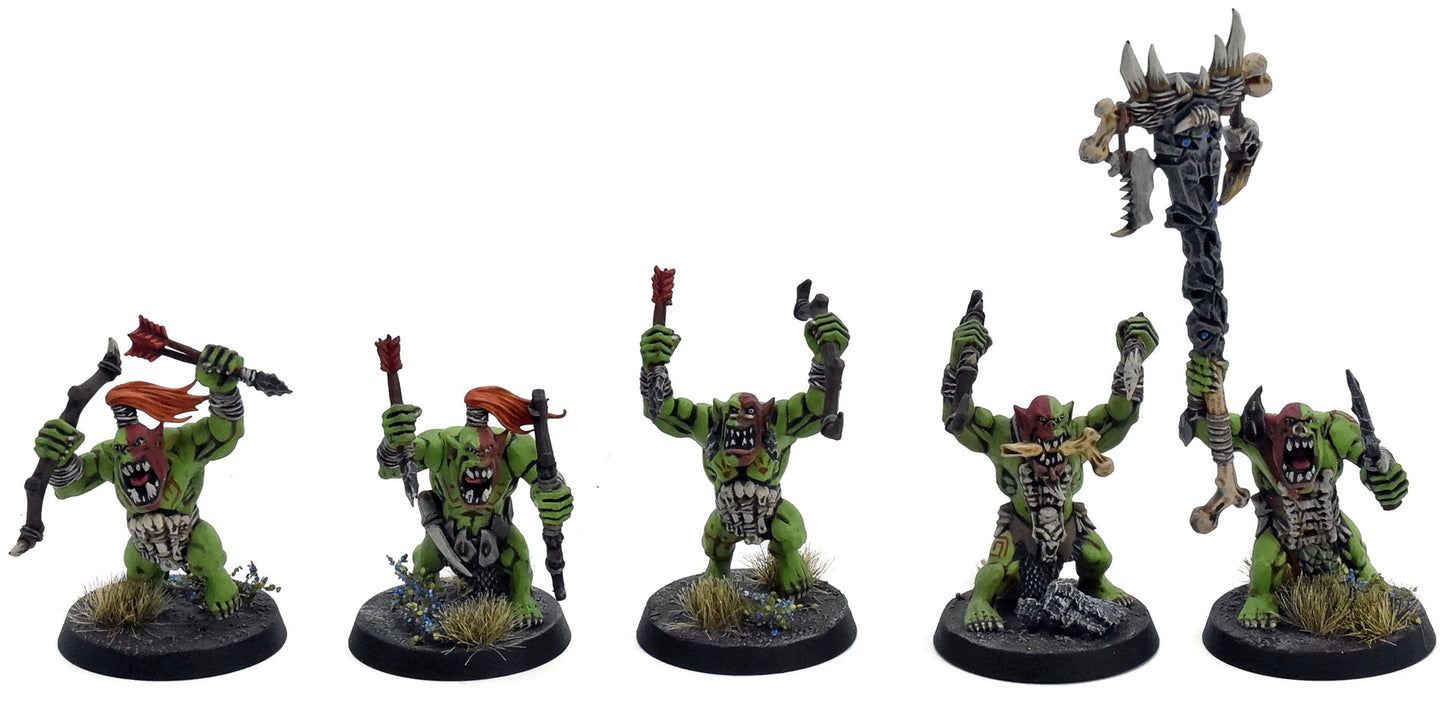 ORRUK WARCLANS 10 Savage Orruks #3 PRO PAINTED Warhammer Sigmar 7223